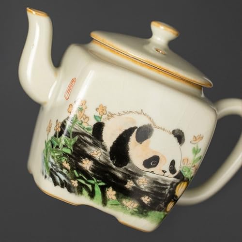 Té de cerámica para uso personal con filtro y diseño compacto miniatura 4