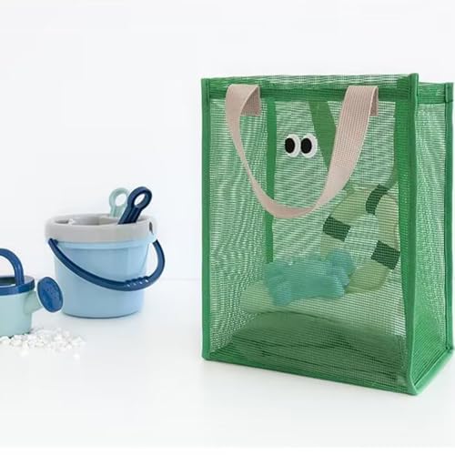 2 Pack Mesh Beach Tote Bag and Crossbody Satchel Shoulder Bag for Gym Training3