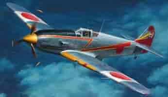 プラモデル完成機　1/32　川崎 キ61 三式戦闘機 飛燕Ⅰ型 紫電改のマキ」川崎 キ61 三式戦闘機 飛燕 I 型 “飛燕のお蛍
