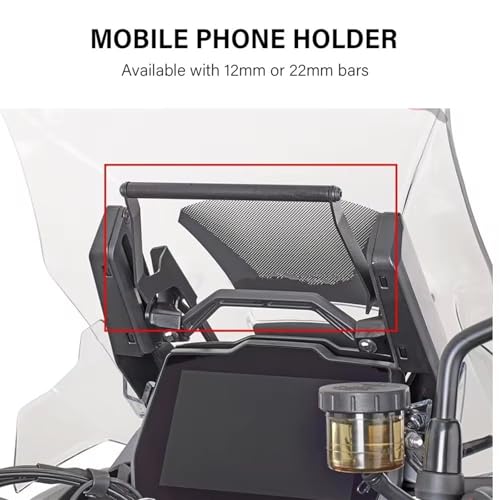 Support GPS Tiger 1200 résistant aux vibrations avec charge USB