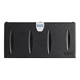 Commercial Baby Changing Station, Wall-Mount, Black, 34.25W x 15.38H inches, 50 lb Capacity