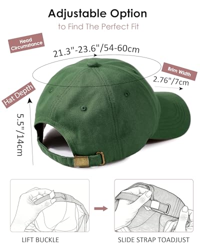 Image of Womens Satin Lined Unstructured Baseball Cap Unisex Silk Lining Washed Cotton Adjustable Vintage Dad Hat