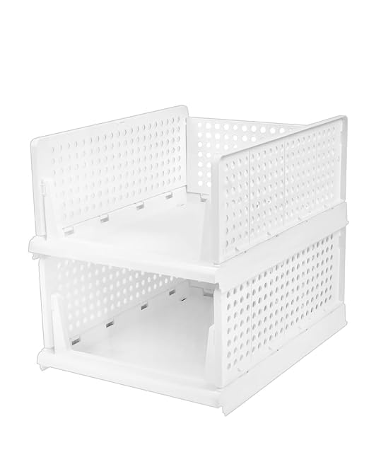 Balaji 2 Layer Adjustable Storage Drawer, Plastic Clothes Drawer