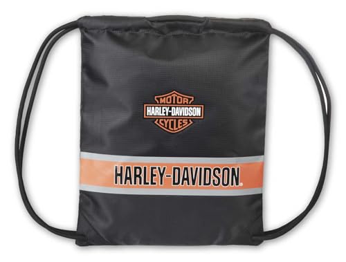 Harley-Davidson Vintage Bar & Shield Quick-Draw Polyester Backpack - Black