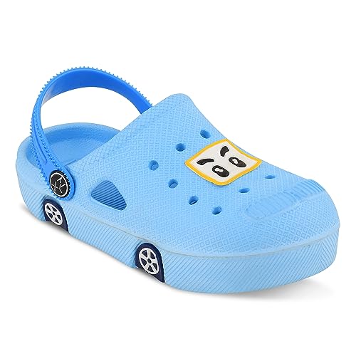 Image of ONFEET Dailyuse Eva Sandals for Kids, Car Design Kids Sandals for Boys and Girls with Sling Back Strap