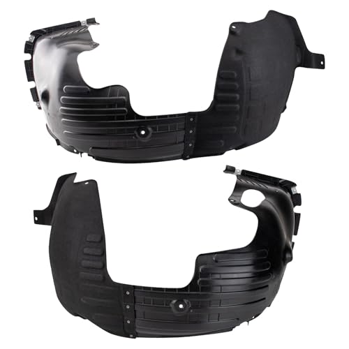 Image of TRQ Front Inner Fender Liner Set Compatible with 2019-2020 Kia Optima KI1248158 KI1249158