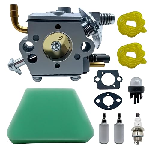 youjupazi 9287-310001 Carburetor with Air Filter Fuel Filter Spark Plug for McCulloch Mac 3200 3205 3210 3212 3214 3216 2012 3516 2116 3805 3818 3216 32cc 35cc 38cc Chainsaw Parts