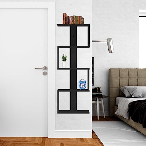 New LiFe Estante Decorativa com Designer Moderno Cor:Preto