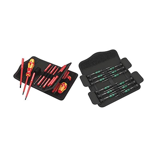 Wera 05059030001 Kraftform Kompakt 60i+iS/62i/65i/67i/17, 17 Stück & Bit-Sortiment, Tool-Check PLUS, 39-teilig…