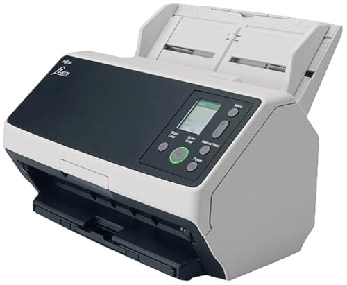 RICOH fi-8170 - Escáner de Grupo de Trabajo LED Gigabit Ethernet USB 3.2 con ADF, Dúplex, A4, 70...