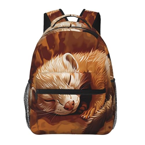 Mochila Sleeping Ferret para portátil de 15,7" ideal en tus viajes y oficina