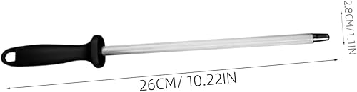 Miniatura 2 de 2 Pcs Stainless Steel Sharpening Rod for Home Kitchen Manual Cutter Sharpener with Sharpening Performance and Easy Storage