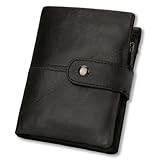 [ｆｙ ＦＯＸＹＯＲＫ] 財布 メンズ 二つ折り 本革 YKK製 人気 牛革 大容量 小銭入れ カード13枚収納 RFID磁気防止 一流の財布職人が作る ビジネス 父の日 入学 卒業 進級進学 誕生日 バレンタイン クリスマス ホワイトデー 贈り物 ギフト (くろ)