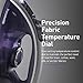 Panasonic Dry and Steam Iron with Alumite Soleplate, Fabric Temperature Dial and Safety Auto Shut Off – 1700 Watt Multi Directional Iron – NI-W950A, Purple