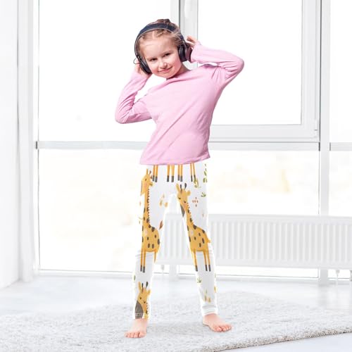 Bolaz Toddler Girls Leggings Printed Yoga Pants Leggings Giraffe Children's Illustration for Kids4