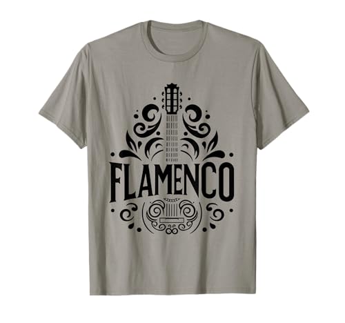 Guitare flamenco espagnole - Art de la guitare flamenco T-Shirt