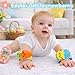 Easter Baby Wrist Rattle Socks and Foot Finder Set, Infant Girl Boy Toys for Babies 0-12 Months, Newborn Baby Shower Gifts Set
