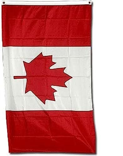 Bandera de Canadá de 2x3 pies para exterior e interior pack de dos unidades 2