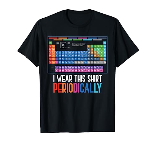 Científico Tabla Periódica Elemento Químico Ciencia Química Camiseta