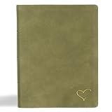 CSB Notetaking Bible, Revive Our Hearts Edition, Sage SuedeSoft LeatherTouch, Black Letter, Wide Margins, Journaling Space, Single-Column, Reading Plan, Prayer Prompts, Easy-to-Read Bible Serif Type