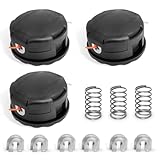 Bularie 3パック-トリマーヘッド SRM-225 Echo Speed Feed 400 SRM210 SRM225 SRM230 SRM2100 Echo Weed Eater PAS210 PAS211 PAS225 PAS230 PAS260 新ダイワストレートシャフトトリマー T1 95S T2 20 T222 T230 T231