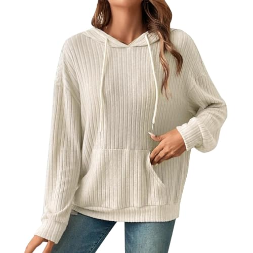 DMOYALA Women's Oversized Hoodies Fleece Casual Drop Shoulder Athletic Sweatshirts