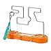 Hbaebdoo Bump Maze Spielzeug Elektrisch Buzz das Draht Spiel Klassisch Tabletop Puzzle Spiel Retro Spielzeug für Familie Versammlung, Orange