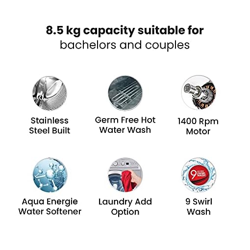 IFB 8.5 kg 5 Star Fully-Automatic Front Loading Washing Machine (EXECUTIVE PLUS VX ID, White, In-Built Heater, 4D Wash technology) - Image 3