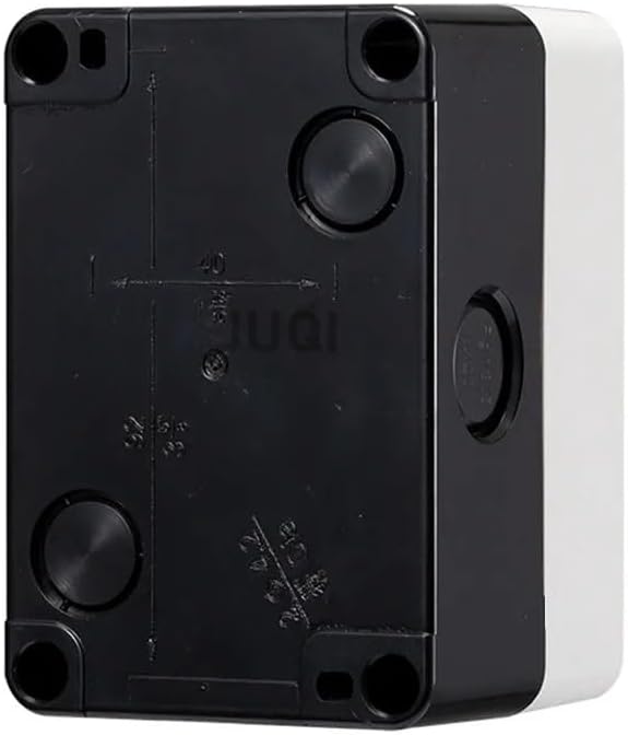 CZKE New Two Position Button Switch Control Waterproof Box Indicator Light Plastic Box Emergency Stop Reset Jog Electrical Box(A)