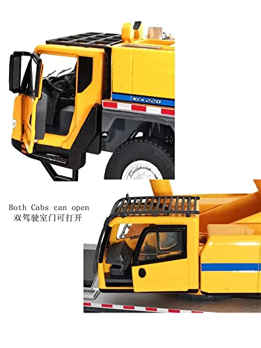 1:50 Modelo de escala Diecast XCMG 220 Toneladas Caminhão Guindaste Modelo Réplica Coleção 2 Táxis A