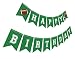 Silvima Football Birthday Banner | Football Theme Happy Bday Bunting Sign, Football Party Decoration