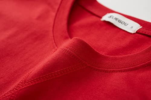 Image of KLIEGOU Men's 100% Cotton Longline T-Shirt, Pre-Shrunk Soft