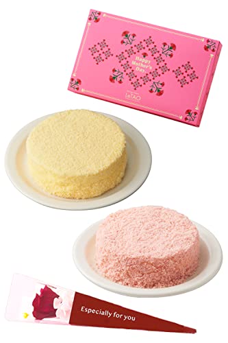 LeTAO ( ルタオ ) 母の日フラワーギフト【２種のドゥーブルフロマージュとフラワーブーケ】