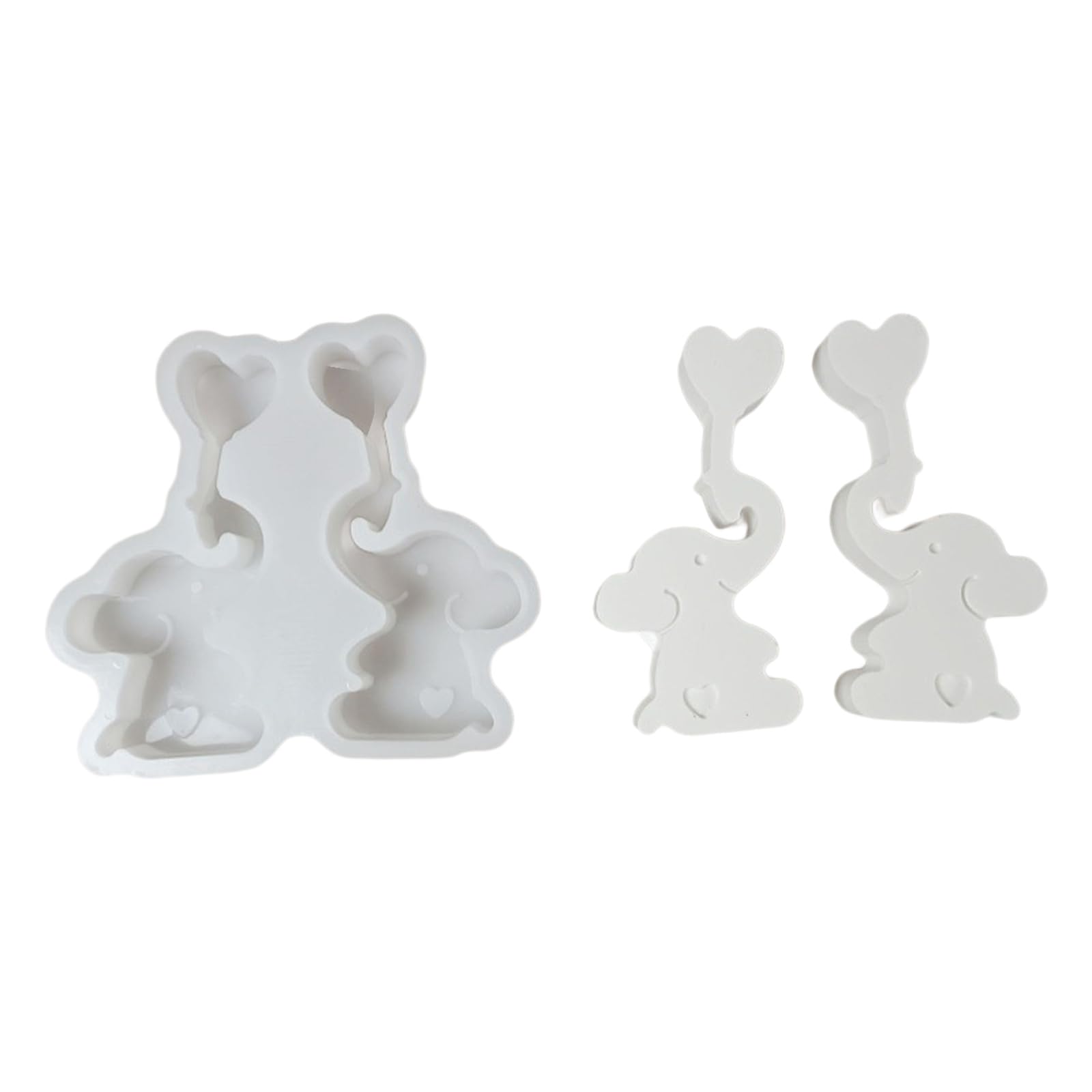 Alksubbm Elephant Balloon Silicone Mold for TaperMaking, Cement Homemade Creations, Home Decor, Easy Release Project Making Mold Silicone