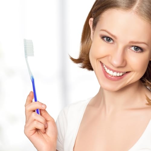 Einweg Zahnbürsten, 50 Stück Einmalzahnbürsten Einzeln Verpackt Reisezahnbürste Set mit Weichen Borsten, Einmalzahnbürste Handzahnbürste für Reisen, Hotelannehmlichkeiten, Badezimmer, Wohltätigkeit – Bild 7