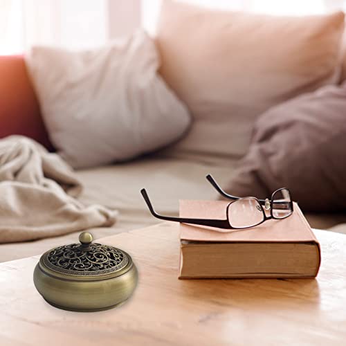 Cone Shaped Incense Burner, Pure Copper Cone Shaped Seat, Retro Metal Incense Burner, Used For Office And Home Decoration, Non Fading, Rust Proof Copper Incense Burner #TOP4