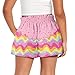 Frymappies Rainbow Ice Cream Kids Shorts Girls 13Y 14Y Fashion Summer Shorts Kids Casual Graphic Short with Pockets Comfy High Waisted Short Outdoor Street Cycling Clothes