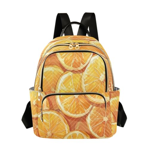 Sac à dos orange art de la bande dessinée pour les sorties et voyages des ados