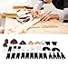 Oscillating Tool Cutting Accessories Kit | 24 - Piece Reinforced Carbon Steel Saw Cutting Accessories for Wood/Metal/Plastic | Multitool Cutting Accessories Set with 10 Types