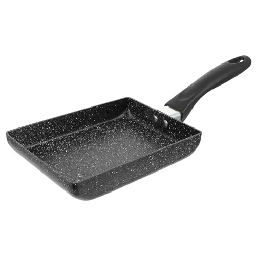 Gadpiparty Padella Antiaderente Quadrata per Frittata Mini Padella per Uso Domestico Fondo Composito Ispessito Manico Ergonomico e Foro per Appendere Adatta a Cucina Casalinga e Colazioni