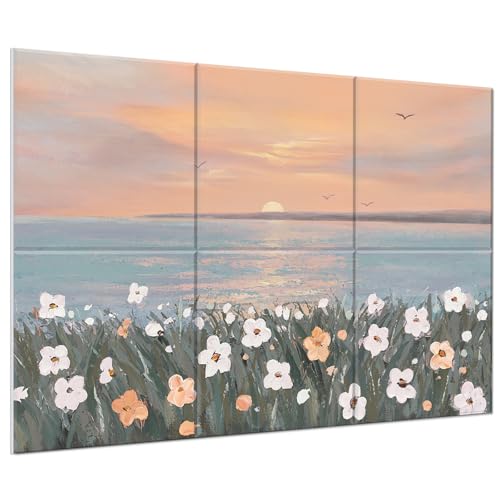 JBER Art Acoustic Panels 72" x 48", The Dawn of Happiness