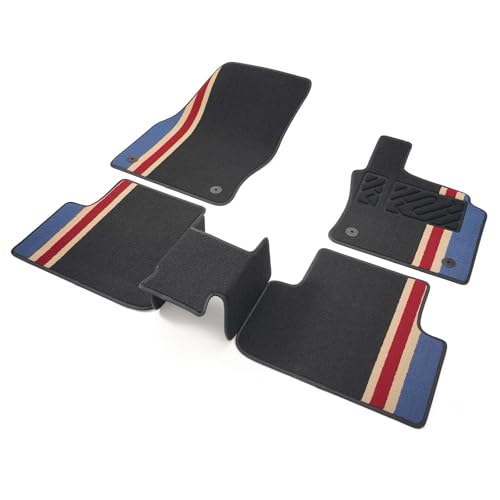 Crokomat Car Mats Fit Volkswagen VW Tiguan 2016-2024 MK2 Luxury Floor Mats Velour Carpet Water Proof Wear-Resistant Car Accessories R Line For 2016 2017 2018 2019 2020 2021 2022 2023 2024