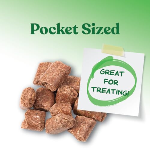 Manna Pro Bite-Size Nuggets Horse Treats, Pocket-Size Training & Reward Treats with Vitamins & Minerals, Alfalfa & Molasses Flavor, 1 lb