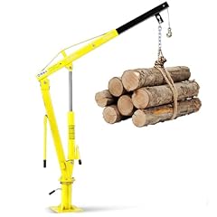 Hydraulic Pickup Truck Crane,Folding Truck-Mounted Bed Crane,360° Swivel Truck Jib Engine Hoist Crane,Truck Bed Lift in Construction, Factory
