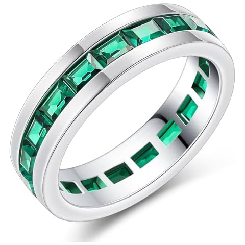 SweetJew Emerald Men's Eternity Ring Cover