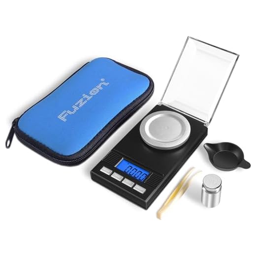 Fuzion Digital Milligram Scale 50g/ 0.001g, Portable Jewelry Scale with LCD Backlit, Tare, Powder Scale, Micro Scale for Powder Medicine, Gold, Gem, Reloading, Batteries Included