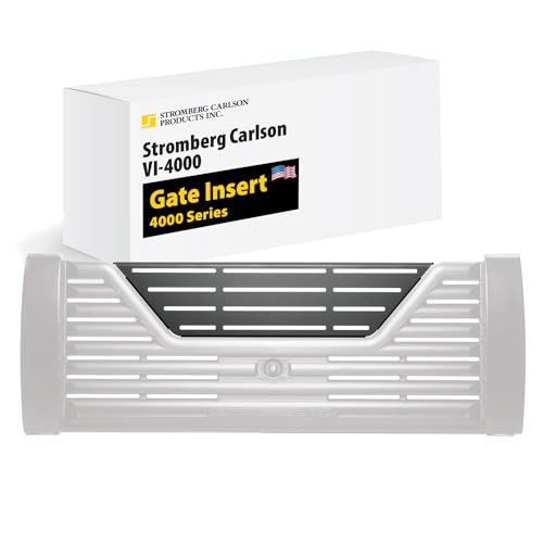Stromberg Carlson VI-4000 for 4000 Series Fifth Wheel Gates - Louvered Tailgate Insert - Protection Accessory, Bolt Install, Easy Installment Accessory Tool Kit for Trucks - Black