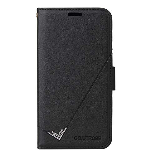 Preisvergleich Produktbild Hülle für Xiaomi Redmi 9A Hülle Handyhülle [Standfunktion] [Kartenfach] Schutzhülle lederhülle klapphülle für Xiaomi Redmi 9A - DEYTB010647 Schwarz