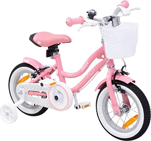 Actionbikes Vélo pour Enfants Starlight - 12-16 - 20 Pouces - Vélo pour Enfants pour Filles - à partir de 2-9 Ans - pneus à air - Garde-chaîne - Vélos - Vélo de Course - Vélo pour Enfants Cover