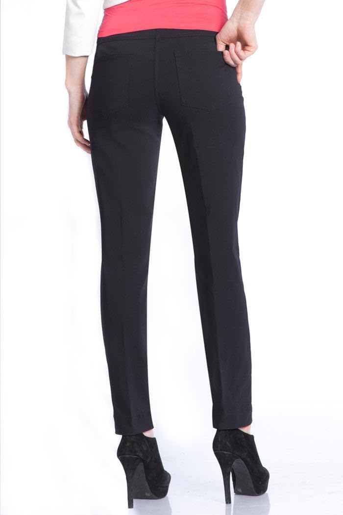 SLIM-SATION Women's Wide Band Ankle Pant Pull-on Pant with Tummy Control - Image 2